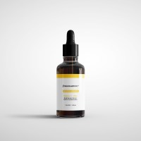 SkinHealthMD Vitamin C 20% Serum Dropper Bottle on a White Background